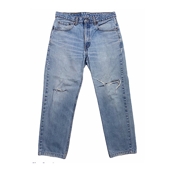 Levi's Denim - VTG Y2K LEVIS Wedgie HighRise Medium Wash Torn 33